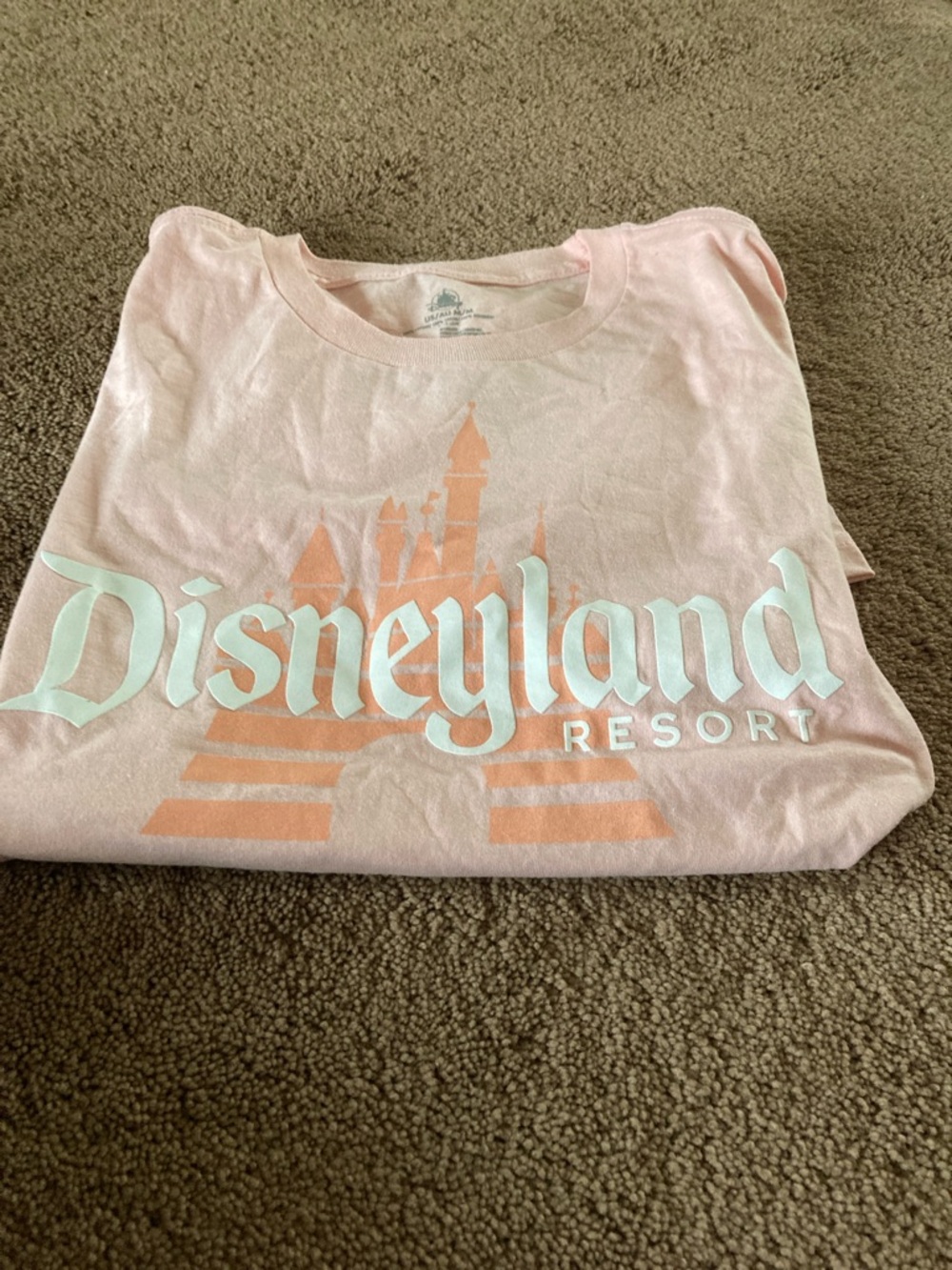 Disney Pink Disneyland Resort Short Sleeve Tee